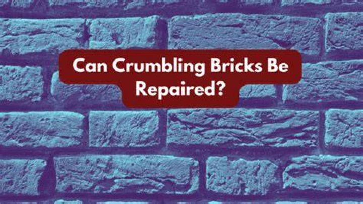 Can crumbling bricks be repaired?