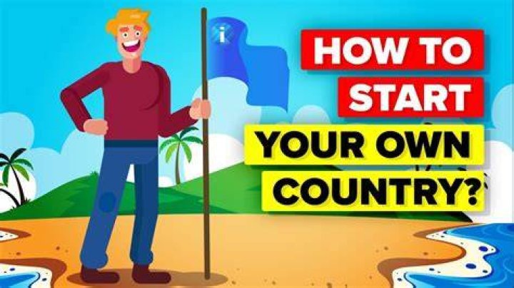 Can you buy an island and start your own country?