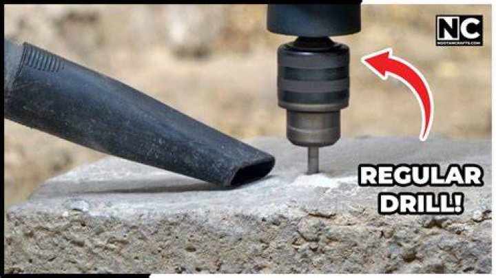 Can you use a regular drill to drill into concrete?
