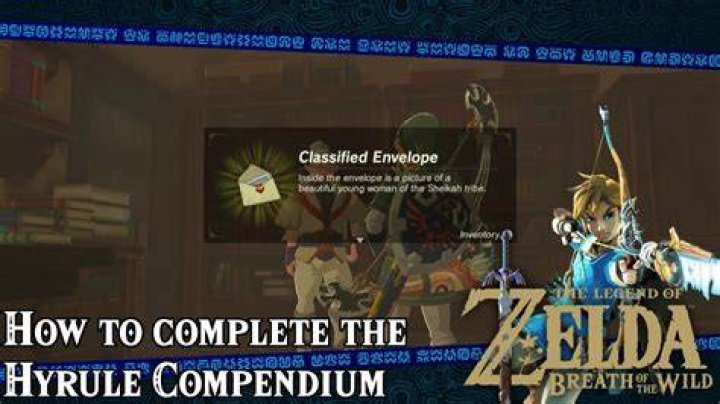 Do you get anything for completing the hyrule compendium?