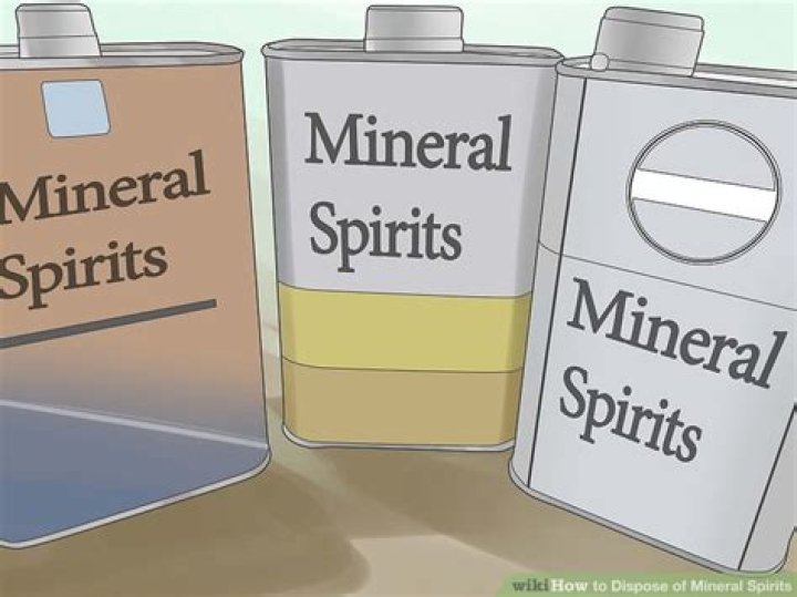 How do you dispose of mineral spirits water?