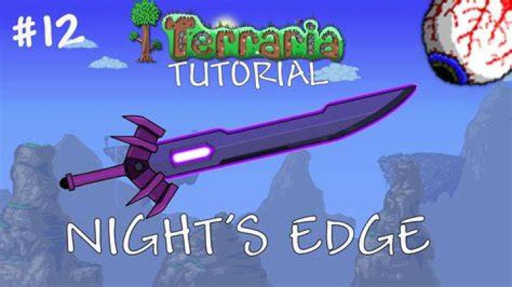 How do you get the night's edge sword in Terraria?