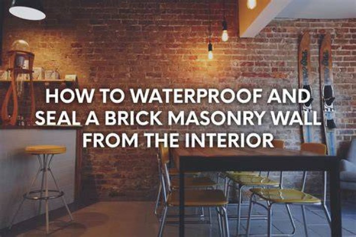How do you seal exposed brick walls?