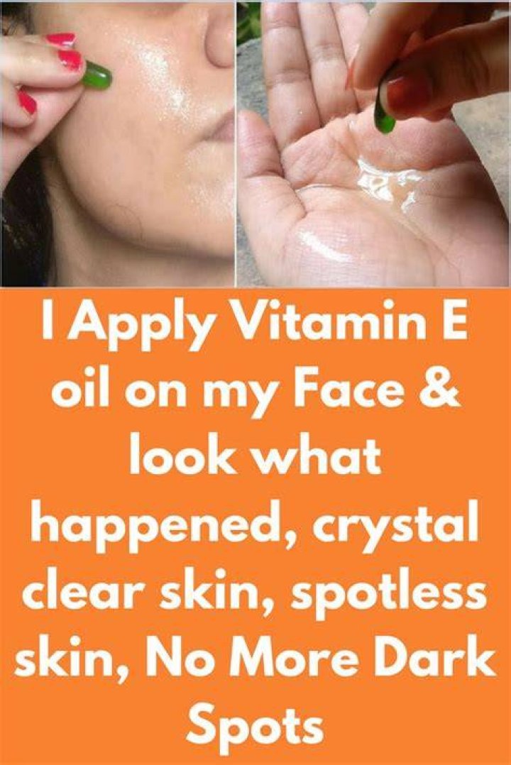 How does vitamin E help dark spots?