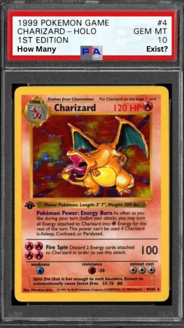 How many first edition Charizards are there?