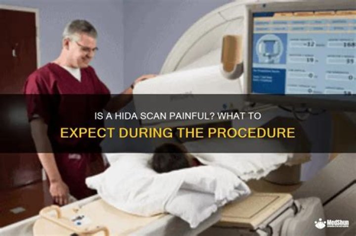 Is a HIDA scan painful?