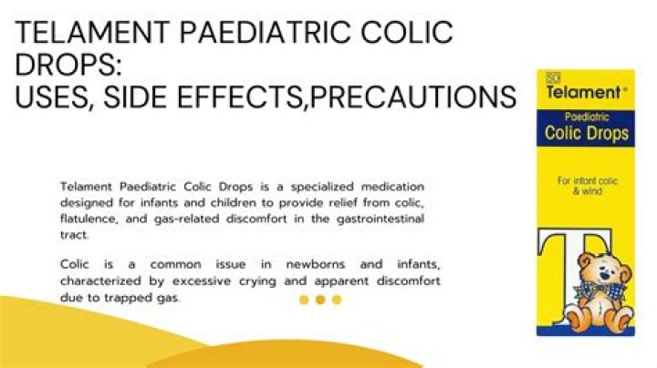 Is there any side effects of colic drops?