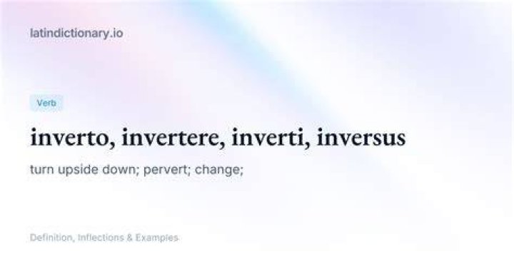 What's the meaning of Inver?