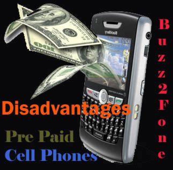 What are the disadvantages of a prepaid phone?