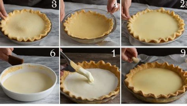What does an egg wash do for pie crust?