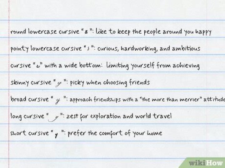 What does nice handwriting say about a person?