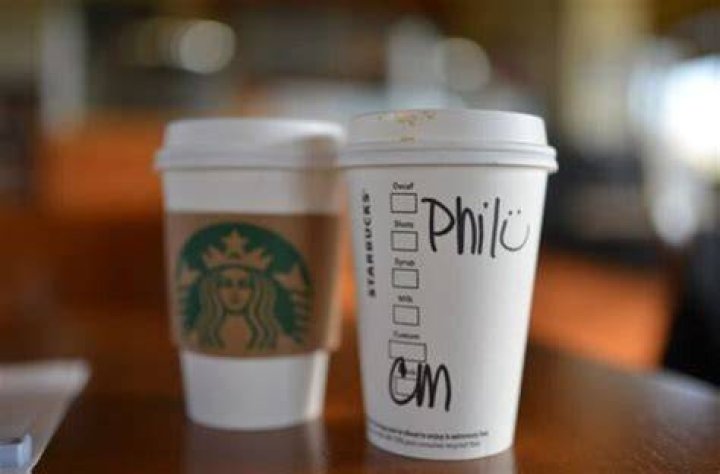 What does upside down mean in Starbucks?