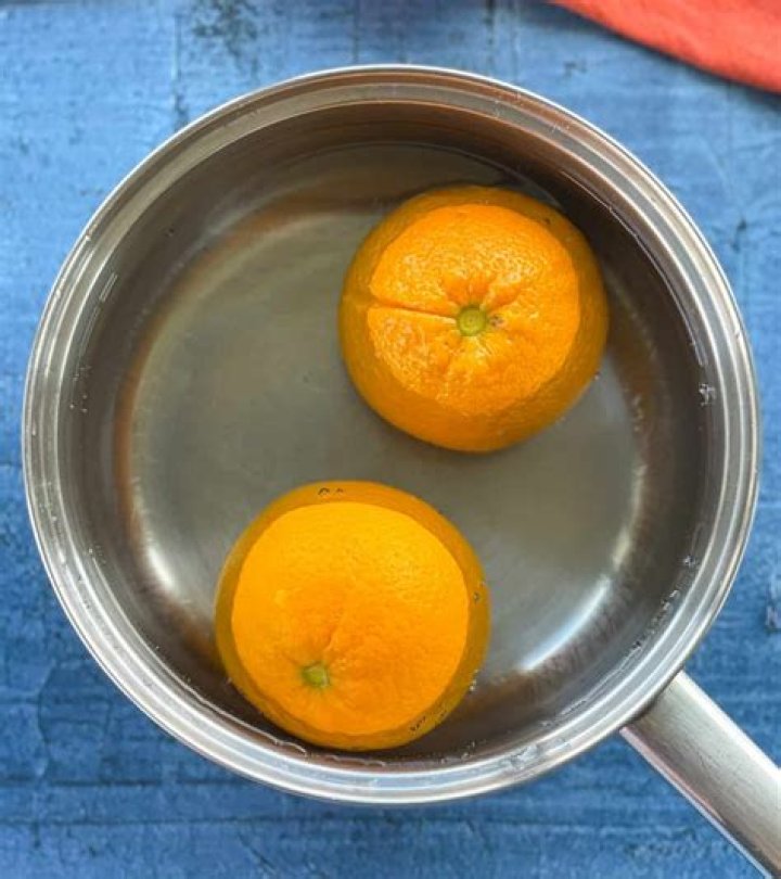 What happens when you boil oranges?