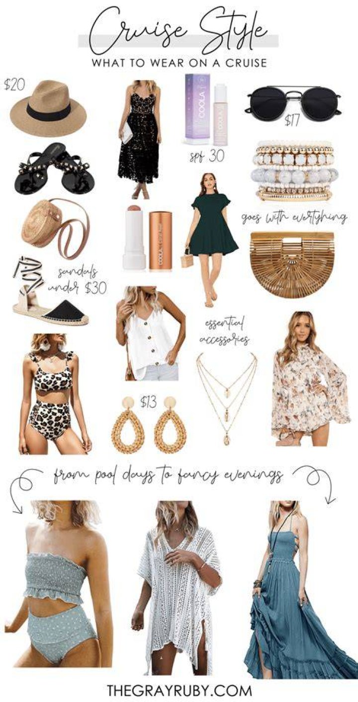 What should I wear on a 7 day cruise?