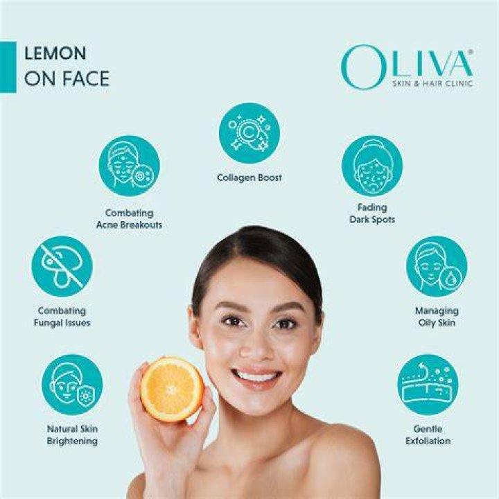 When should I apply lemon on my face?