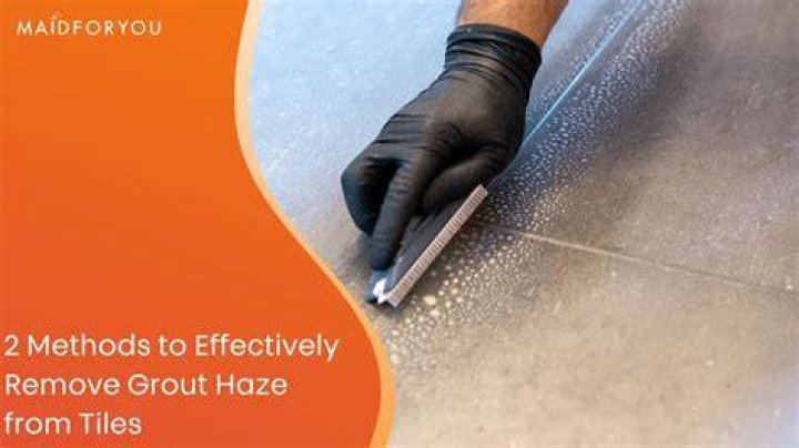When should I remove grout haze?