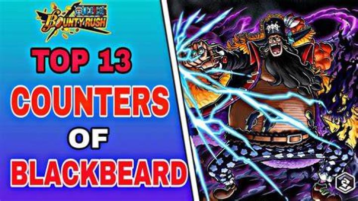 Who counters Blackbeard?